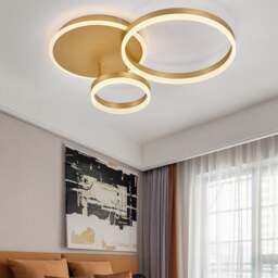 Rackhams 2/3.5 ft Circles  Ceiling Light with LED Dimmable/Non-Dimmable - Dimmable - 5 Rings - thumbnail 5