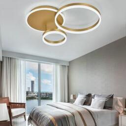 Rackhams 2/3.5 ft Circles  Ceiling Light with LED Dimmable/Non-Dimmable - Dimmable - 5 Rings - thumbnail 2