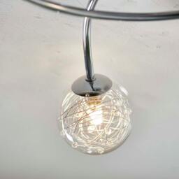 Rackhams Jaymie 3 Light Chrome Semi-Flush Ceiling Light - thumbnail 6