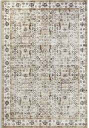 Rackhams Shortpile Rug Cream & Gold Saveh – Oriental Design - 160X230 cm - thumbnail 1
