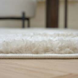 Rackhams Moodi Shaggy Cream Kora Rug - 80X150 cm - thumbnail 5
