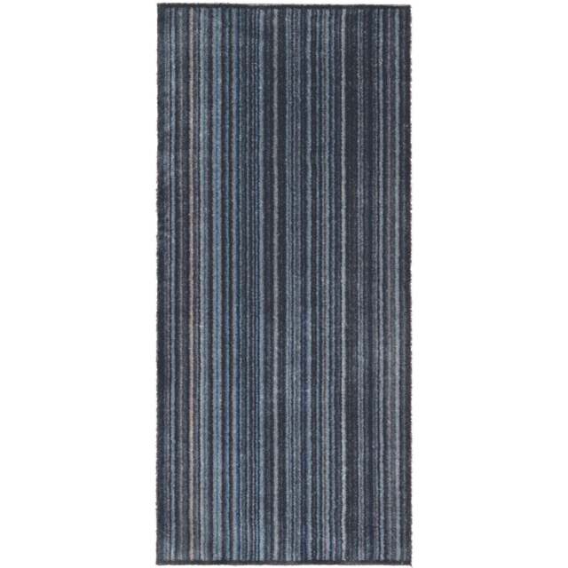Rackhams Washable Stripe Blue 67x150 cm Mat