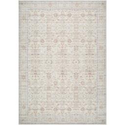 Rackhams Our Pnw Home Spokane-Vintage Beige Brown Blue Traditional Boho Rug - 197 x 275 cm - thumbnail 2