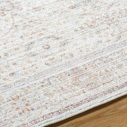 Rackhams Our Pnw Home Spokane-Vintage Beige Brown Blue Traditional Boho Rug - 197 x 275 cm - thumbnail 3