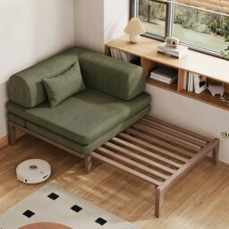 Rackhams Al-Farsi Corner Sofa Bed, Single Sofa Chair, Corduroy - 80cm - thumbnail 2