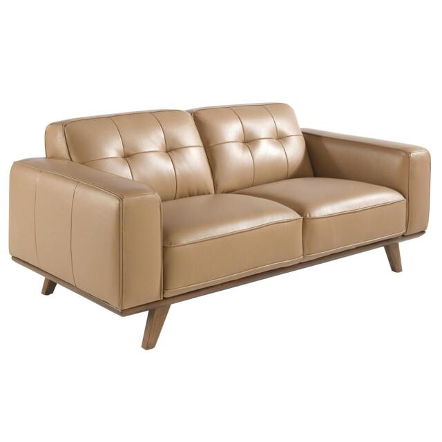 Rackhams Chester sofa in sand leather 6119/6120 - 2 - Brown - image 1