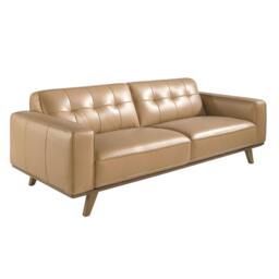 Rackhams Chester sofa in sand leather 6119/6120 - 2 - Brown - thumbnail 6