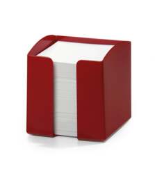 Rackhams TREND 800 Sheet Note Box Memo Pad Cube - 6 Pack - Red