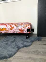 Rackhams Printed Fabric Bespoke Footstool – Comfort Meets Style (Non-Storage) - 24 x 24 Inches (61 x 61cm) - thumbnail 5
