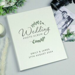 Rackhams Personalised Botanical Traditional Wedding Photo Album