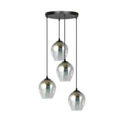 Rackhams ISTAR Pendant lamp  4 x E27 Black with Graphite Shade - thumbnail 2