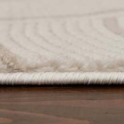 Rackhams Carmel Cream-Beige Geometric Rug - 6070 - 80X300 cm - thumbnail 5