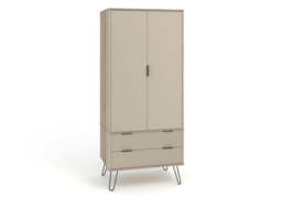 Rackhams Augusta 2 Door & 2 Drawer Wardrobe - Grey - thumbnail 6