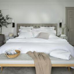 Rackhams White 600 Thread Count Egyptian Cotton Pillowcases - Standard - Pair - Oxford - thumbnail 6