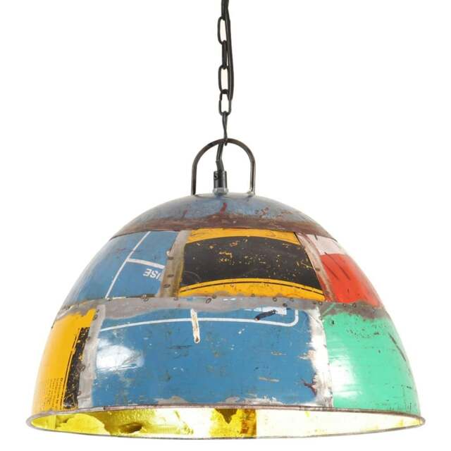 Rackhams Industrial Vintage Hanging Lamp 25 W Multicolour Round 41cm E27