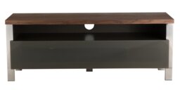 Rackhams Alphason Regent TV-Stand Brown/Walnut - Brown - thumbnail 1