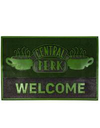 Rackhams Friends Unisex Green Central Perk Logo Rubber Door Mat (One Size) - thumbnail 1