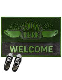 Rackhams Friends Unisex Green Central Perk Logo Rubber Door Mat (One Size) - thumbnail 3