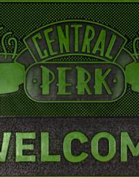 Rackhams Friends Unisex Green Central Perk Logo Rubber Door Mat (One Size) - thumbnail 4
