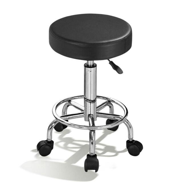 Rackhams Salon Stool Swivel Bar Stools Chairs Barber Hydraulic Lift Hairdressing - image 1