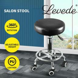 Rackhams Salon Stool Swivel Bar Stools Chairs Barber Hydraulic Lift Hairdressing - thumbnail 2