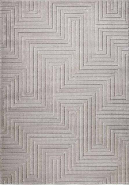 Rackhams Maze Rug – Geometric 3D Textured Design - 160X230 cm - image 1