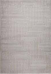 Rackhams Maze Rug – Geometric 3D Textured Design - 160X230 cm - thumbnail 1