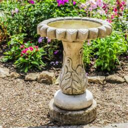 Rackhams Daisy' Design Birdbath with flower-shaped Basin - thumbnail 1