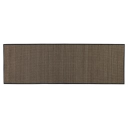 Rackhams Antarra Machine Washable Entrance Runner Doormat, 50x150cm - Black/Brown - thumbnail 2