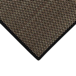 Rackhams Antarra Machine Washable Entrance Runner Doormat, 50x150cm - Black/Brown - thumbnail 3