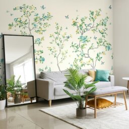 Rackhams Oriental Flower Tree Wall Mural - Natural - Natural - thumbnail 1