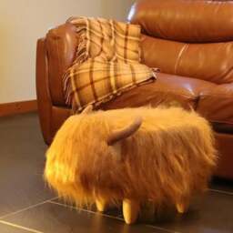 Rackhams Hamish the Highland Cow Footstool - thumbnail 3