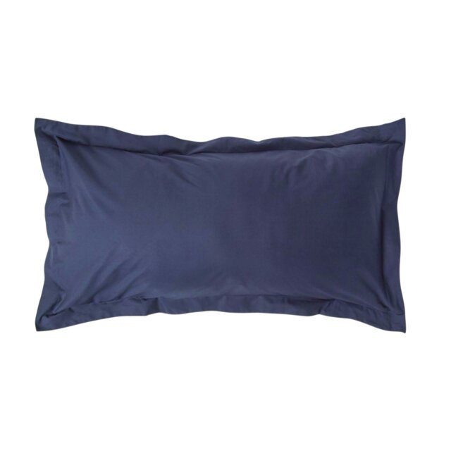 Rackhams Egyptian Cotton Oxford Pillowcase 200 TC, King Size - Navy Blue - image 1