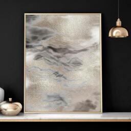 Rackhams Home decor items - set of 3 Neutral wall art prints - 16 x 22 inches / 40.65 cm x 56 cm - Polyester Canvas 260 gsm - Canvas wrapped - thumbnail 6