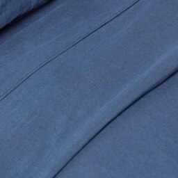 Rackhams French Flax Linen Flat Sheet - Burnt Orange - Super King - thumbnail 5