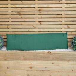 Rackhams 99 x 20 x 5cm Cushion Back for 2 Seater Wooden Garden Bench in Green - thumbnail 5