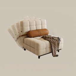 Rackhams Mendez Single Sofa Bed, Two Seater Sofa Bed, Corduroy - Brown - 80cm - thumbnail 6