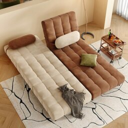 Rackhams Mendez Single Sofa Bed, Two Seater Sofa Bed, Corduroy - Brown - 80cm - thumbnail 5