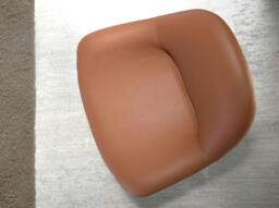 Rackhams Brown Leatherette Swivel Armchair 5116 - Modern - Yes - No - thumbnail 6