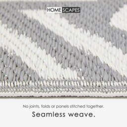 Rackhams Outdoor Rug Luxury Waterproof Reversible Recycled, For Garden, Luna Geometric - 150 x 240 cm - thumbnail 3