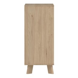 Rackhams Ikast Chest 3 Drawers in Jackson Hickory and White - Oak & White - Matt - Melamine - thumbnail 4