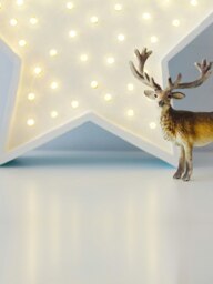 Rackhams Star Lamp in White (29×29x5.5 cm) - White - One size - thumbnail 4