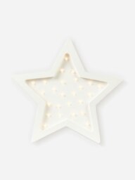 Rackhams Star Lamp in White (29×29x5.5 cm) - White - One size - thumbnail 1