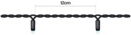 Rackhams Led String Lights Black Rubber RGBY Flash  5M - thumbnail 3