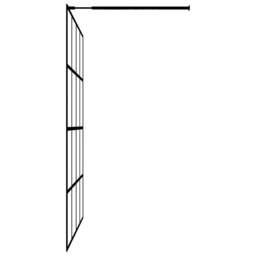 Rackhams Walk-in Shower Screen Frosted Tempered Glass 90x195 cm - thumbnail 4