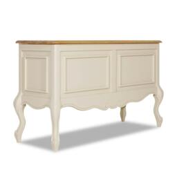 Rackhams Juliette Wooden Carved Blanket Box French Bedroom Storage Assembled - Champagne, Cream - thumbnail 3