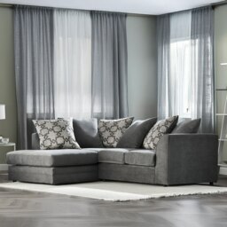 Rackhams Graceland Fabric Corner Sofa - Stone - Right Hand Facing - thumbnail 4