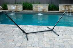Rackhams 's Universal Hammock Stand - Charcoal (250cm) - thumbnail 2