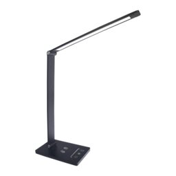 Rackhams Vario Designer Black Desk Lamp Wireless Phone Charging Adjustable Dimmable Great For Home Office - thumbnail 2