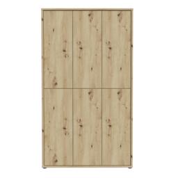 Rackhams Alice Springs Shoe Cabinet with 6 Doors Push-to-Open in Artisan Oak - Matt - Standard - Artisan Oak - thumbnail 3
